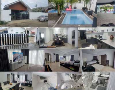 Super Modern 3 Bedroom Pool Villa Huay Yai