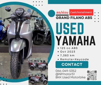 Used Yamaha Grand Filano125 ABS Cash/Installment