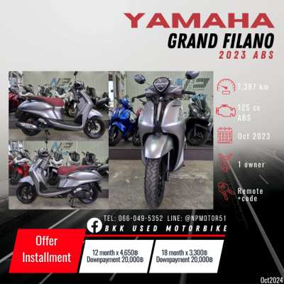 Used Yamaha Grand Filano125 ABS Cash/Installment