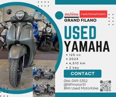 Used Yamaha Grand Filano125 Cash/Installment