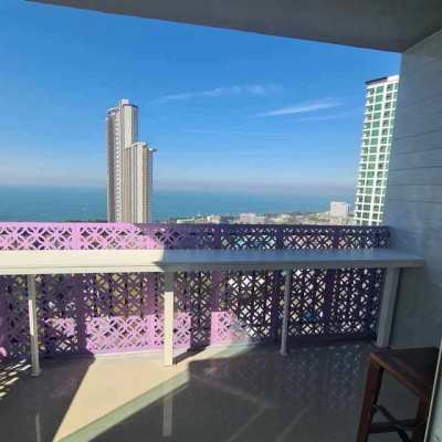 C496 Condo For Rent 2 Beds The Grand AD Jomtien Pattaya-Seaview