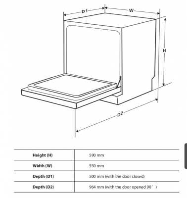 Toshiba dishwasher