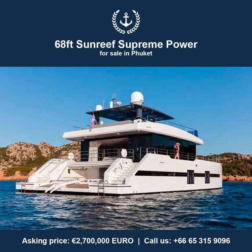 68ft Sunreef Supreme for SALE in Phuket Thailand