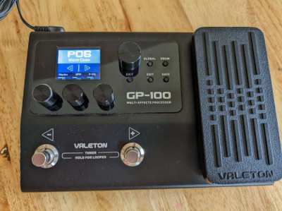 Valeton GP-100 guitar effects / amp modelling 