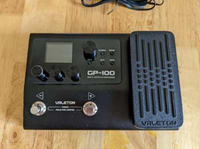 Valeton GP-100 guitar effects / amp modelling 