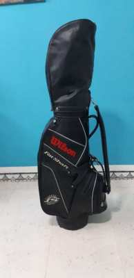 leather golf bag - wilson 