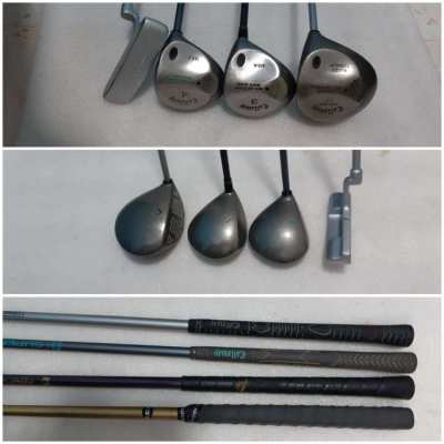 Complete set of golf clubs with bag - callaway