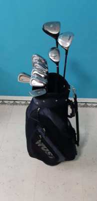 Complete set of golf clubs with bag - bridgestone