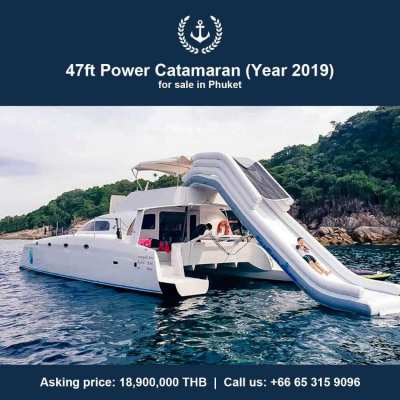 47ft Power Catamaran for sale in Phuket in PERFECT condition