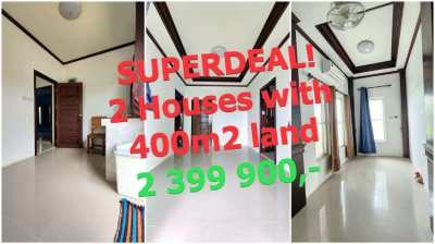 Superdeal! 2 Houses with 400m2 land Finance Option