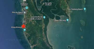 Direct Owner 2 Rai Beachfront Land in Koh Lanta for Sale