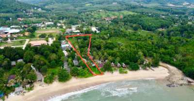 Direct Owner 3 Rai Beachfront Land in Koh Lanta, Krabi for Sale