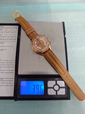 Vintage 18Carat Pinkgold Chronograph King Size