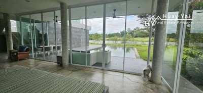 #3140 Phoenix Golf Course.  Modern contemporary Pool House. Lake view