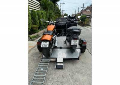 UPBEAT MOTORCYCLE TRAILER FOR SALE