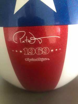 Limited Ed. original EASY RIDER Motorcycle Helmet HARLEY Davidson XL