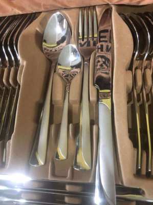 Cutlery Set 72 Piece Switzerland Stainless Steel with Case like new