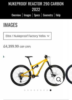 Nukeproof reactor elite 2022 size XL