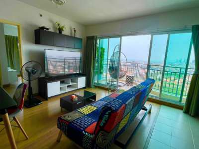 Supalai Mare 2 bedroom high floor sea view 