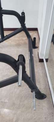 Barbell Bench Press & Squat Rack with barbell and Plate Set 157 kgs