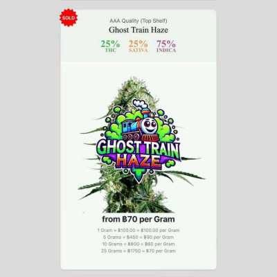 Ghost Train Haze Cali Weed Dispensary Delivery Bangkok