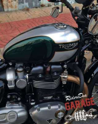  Triumph T120 Bobber 2019 Limited Green Gold Line