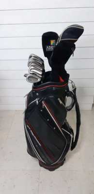 full set of golf clubs with bag