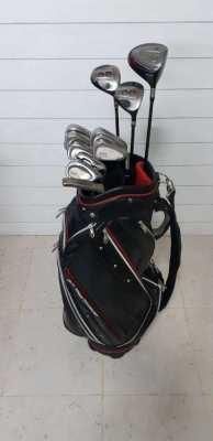 full set of golf clubs with bag