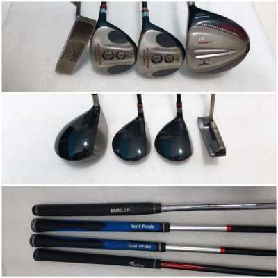 full set of golf clubs with bag