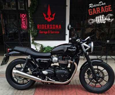 Triumph Street Twin Black Bonneville T100 2018 