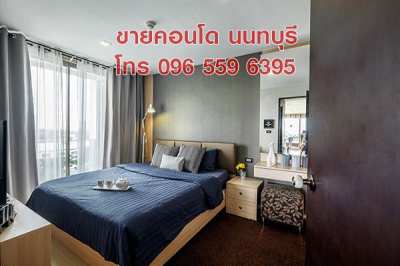 ขายคอนโด ห้องเพนท์เฮาส์ Penthouse 115 ตร.ม. 2 นอน สนามบินน้ำ นนทบุรี