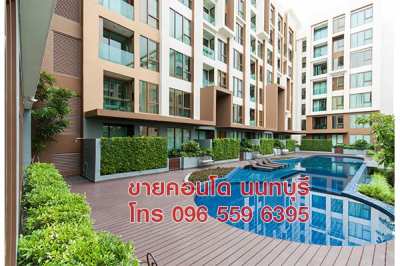 ขายคอนโด ห้องเพนท์เฮาส์ Penthouse 115 ตร.ม. 2 นอน สนามบินน้ำ นนทบุรี