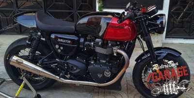 CUSTOM Thruxton R Riders DNA Custom 2016 Triumph Thruxton R T120 1200 