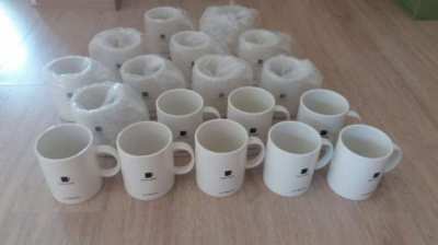 18 NEW CERAMIC COFFEE MUGS