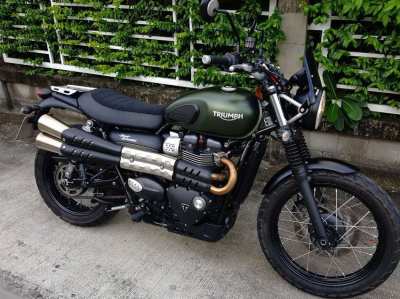 Triumph Street Scrambler 900, year 2017