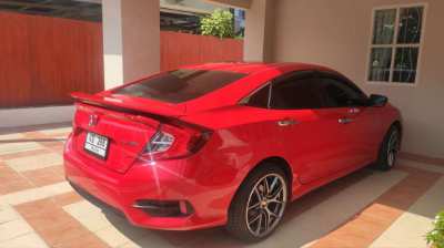 2018 Honda Civic with 18 inch wheels and BBS mags