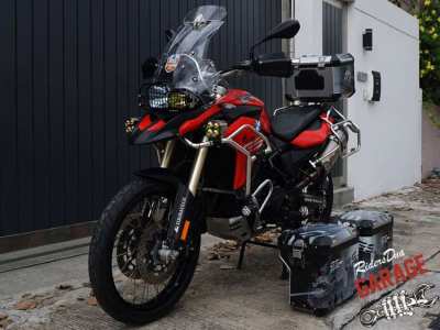 BMW F800GS Red 2016 In Perfect Condition Genuine MIVV Exhaust 