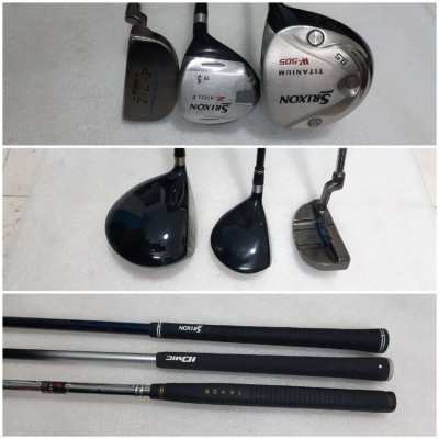 Complete set of golf clubs with bag