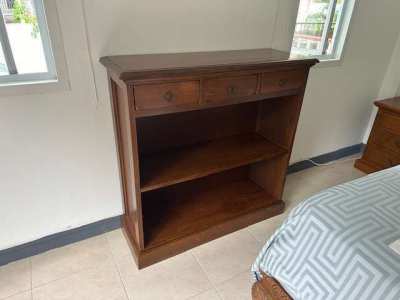 Several wood furnishings for sale