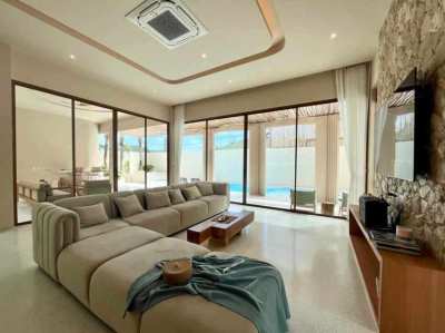 H462 Modern Pool Villa Jomtien For Rent 5 BR