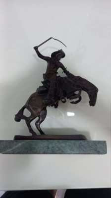 Scalled Replica Frederick Remington Sculpture