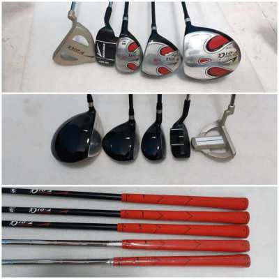 Complete set of golf clubs with bag - brand new