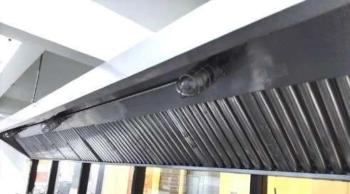 DN-13 stainless steel hood + KRUGER duct-work 