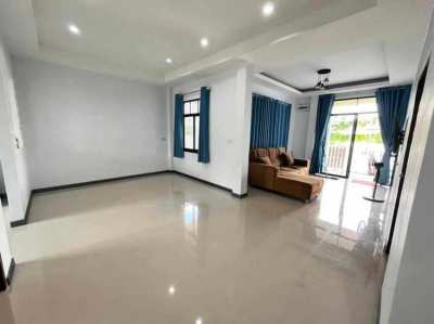 H469 Brand New House For Rent Near Map Prachan Reservoir 3 Beds