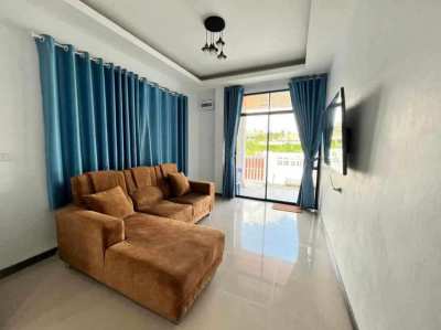 H469 Brand New House For Rent Near Map Prachan Reservoir 3 Beds