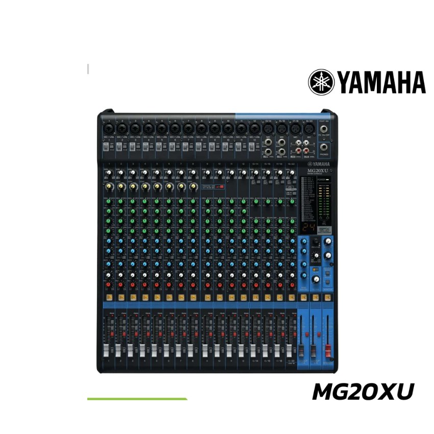 Yamaha MG20XU Mixer and Yamaha DXR12MKII activ spekers for sale