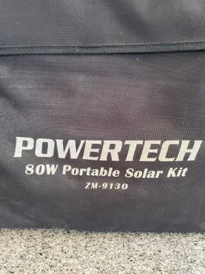 Powertech 80W portable solar panel