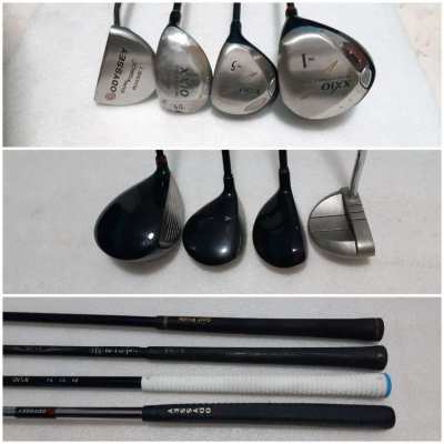 Complete set of golf clubs with bag - xxio