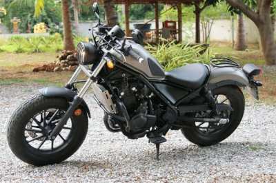 HONDA REBEL 500 - 129.000 BAHT - SUPER LOW MILEAGE - AS NEW