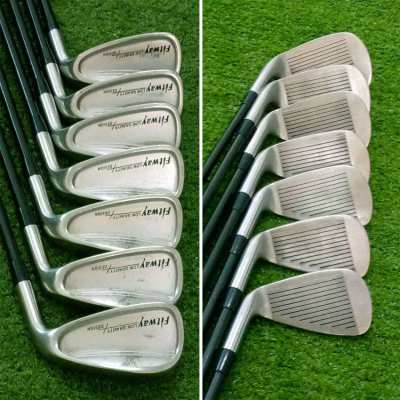 Fitway set of golf clubs in bag.